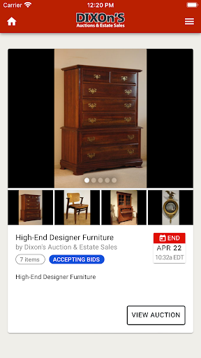 Dixons Auction Screen 3
