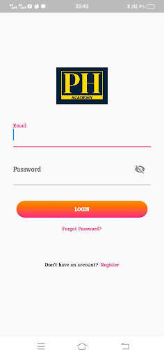 Android application Praveen Hub Academy screenshort