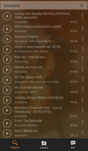 Android application MP3 Music | Download & Listen screenshort