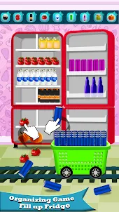 整理ゲーム: 冷蔵庫をいっぱいにする