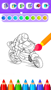 Motocross & Dirt Bike Coloring