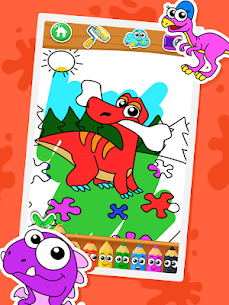Coloring dinosaurs 7