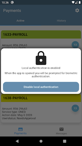 BeBanking Screen 3