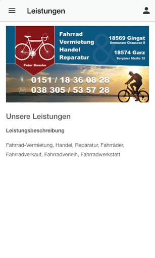 Fahrrad-Vermietung P. Baaske Screen 3