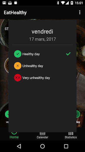 Aperçu de l'application