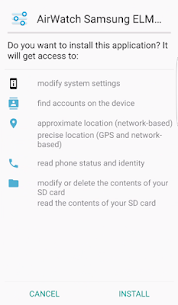 AirWatch Samsung ELM Service For PC installation