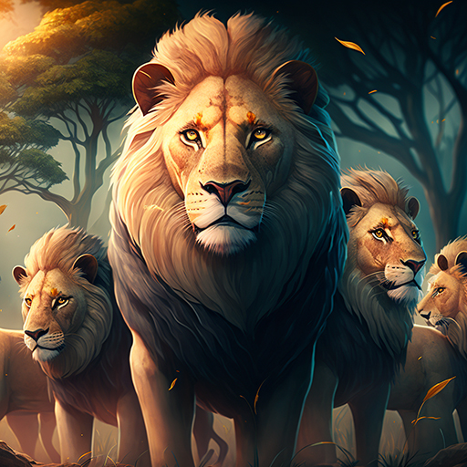The Lion - Animal Simulator Logo