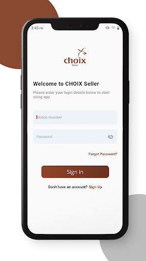 CHOIX - Seller Screen 2