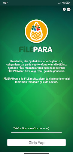 Android application FİLEPARA screenshort