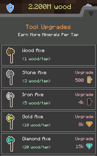 ClickCraft - Pocket Mining Screen 3