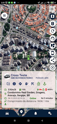 Android application Asafe Rastreamento screenshort