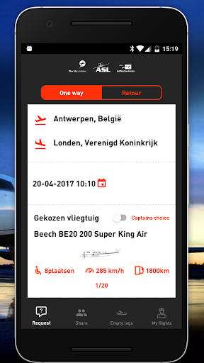 Android application My Captain screenshort