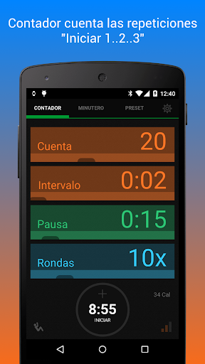 Vista previa de la aplicación