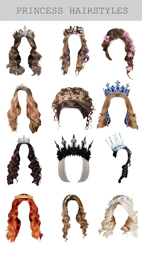 Princess Hairstyle Photo Edito Screen 3