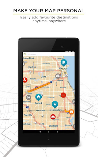 Screenshot of TomTom MyDrive™