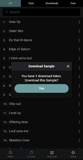 Sample Loops Screen 3
