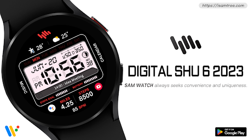 Android application SamWatch Digital Shu 6 2023 screenshort