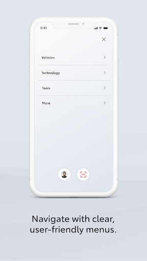 Screenshot of Toyota Engage App