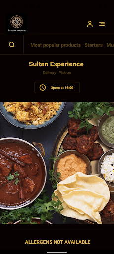 Android application Sultan Experience screenshort