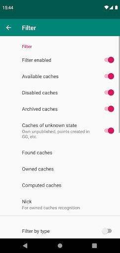 GeoGet4Locus for Locus Map Screen 2