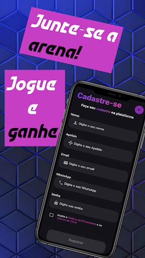 Android application Arena Progamer screenshort