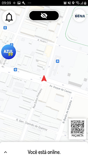 Android application AZUL99 - Motorista screenshort