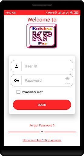 Krishna Pay Screen 2