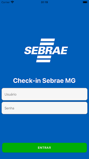 Android application Check-in Sebrae-MG screenshort