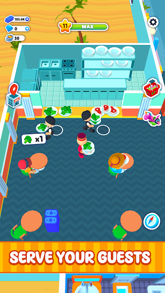 My Perfect Hotel 1.10.1 APK + Mod (Unlimited money) untuk android