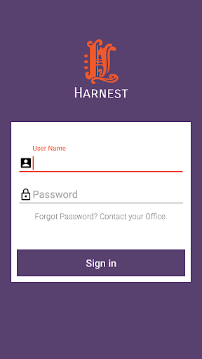 Android application Harnest Label Industry screenshort
