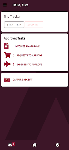 Android application Corpay Expense Track screenshort