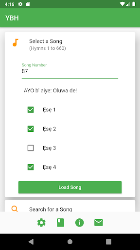 Yoruba Baptist Hymns Screen 3