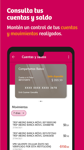 Compartamos Móvil Screen 3
