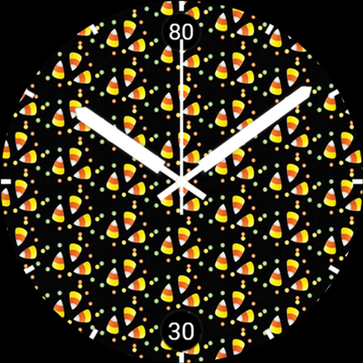 Happy Halloween Candy Corn logo