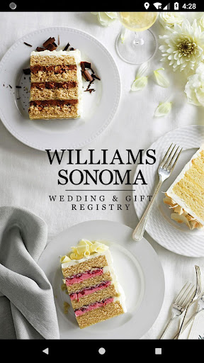 Android application Williams Sonoma Registry screenshort