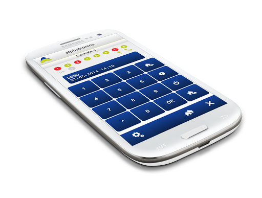 Android application Alphatronics screenshort