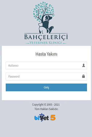 Android application Bahçeleriçi Veteriner Kliniği screenshort