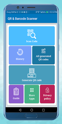 Android application Free Ultimate QR & Bar code sc screenshort