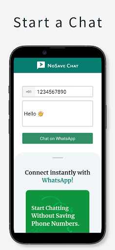 Android application NoSave Chat screenshort