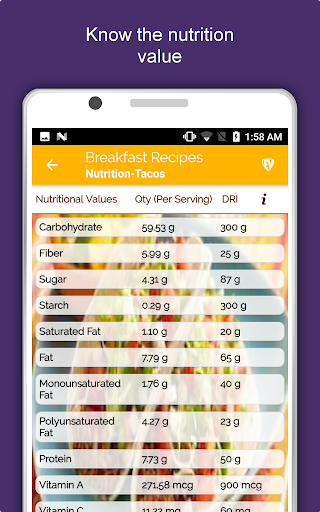 Screenshot of Healthy Breakfast Recipes Book