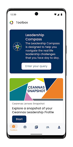 Android application Evolve: Powered by Ceannas screenshort
