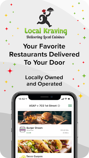 Android application Local Kraving screenshort