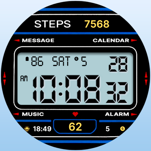Retro watch face Download on Windows