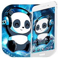 Music Tech Panda Launcher Theme Live HD Wallpapers