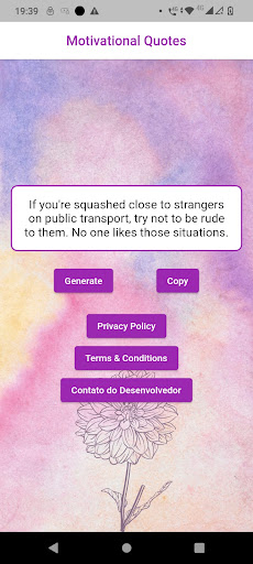 Android application Motivational Quotes screenshort