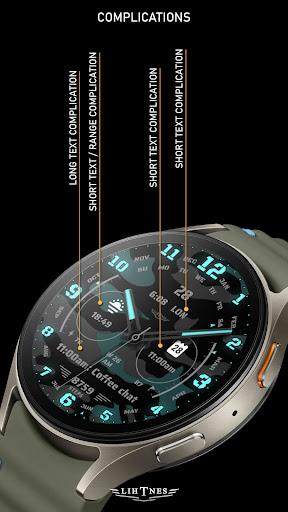 Military Camo Watch Face 092 screenshot 3