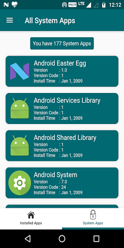 Installed Apps -Know your Apps Screen 2