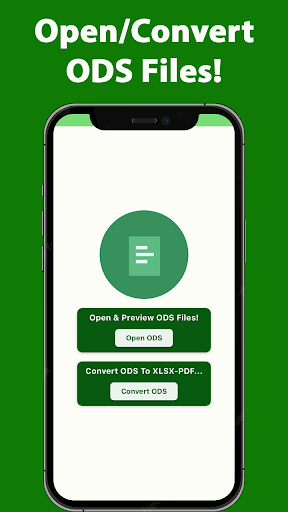 ODS Reader Converter XLSX PDF