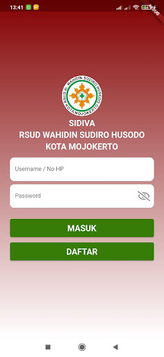 Android application Si DIVA screenshort