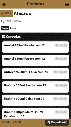 Adega da Praça Delivery Screen 2